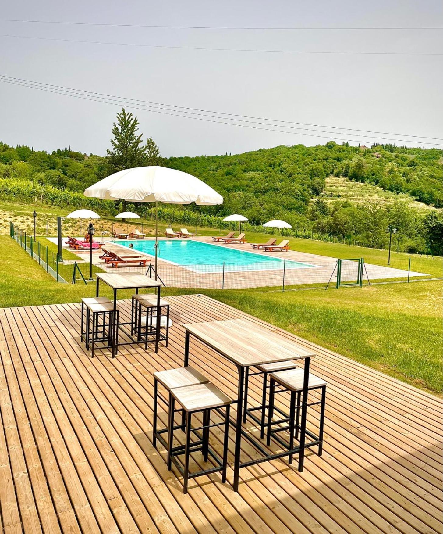 Agriturismo I Poggilunghi Civitella in Val di Chiana Kültér fotó